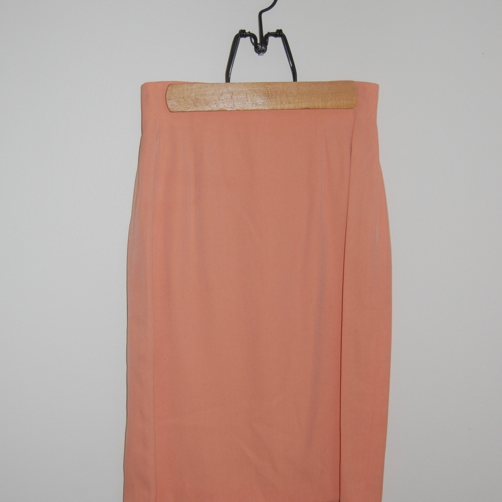 Escada Peach Pencil Skirt US 4